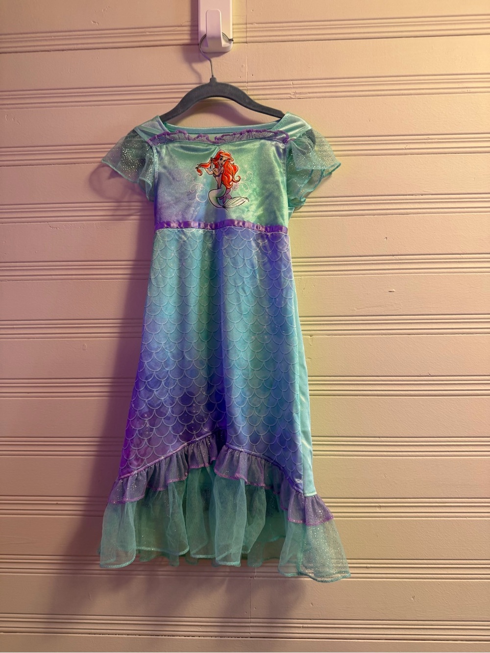 Official Disney Ariel The Little Mermaid Dress Costume | Toddler Girls Size 3T